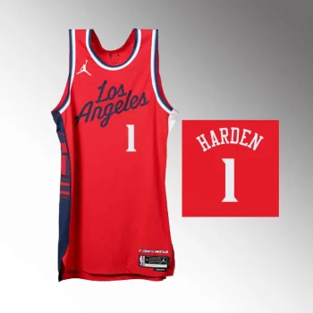 James Harden Statement Edition Swingman Red Los Angeles Clippers 2024-25 Jersey