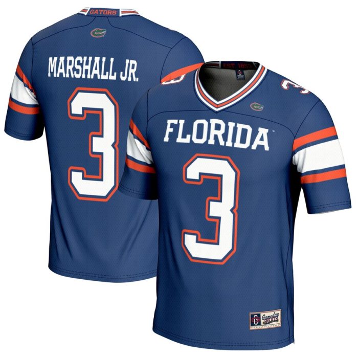 Jason Marshall Jr. Florida Gators GameDay Greats Youth NIL Player Football Jersey - Royal