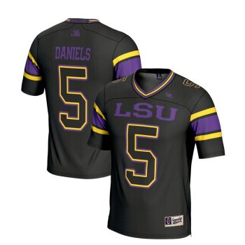 Jayden Daniels LSU Tigers GameDay Greats Football Fashion Jersey - Black