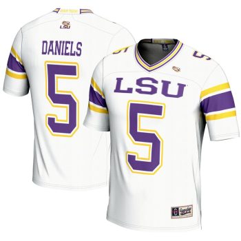 Jayden Daniels LSU Tigers GameDay Greats Football Fashion Jersey - White