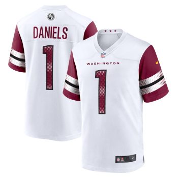 Jayden Daniels Washington Commanders 2024 NFL Draft First Round Pick Player Game Jersey - White