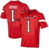 Jordyn Brooks Texas Tech Red Raiders Under Armour Player Game Jersey - Red