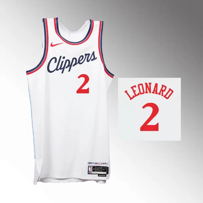 Kawhi Leonard Association Edition Swingman White Los Angeles Clippers 2024-25 Jersey