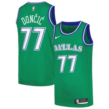 Luka Doncic Dallas Mavericks Swingman Player Jersey - Classic Edition - Green