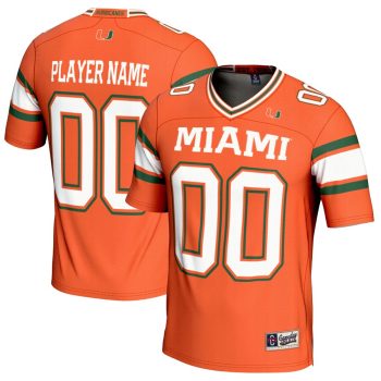 Miami Hurricanes GameDay Greats Youth NIL Pick-A-Player Football Jersey - Orange