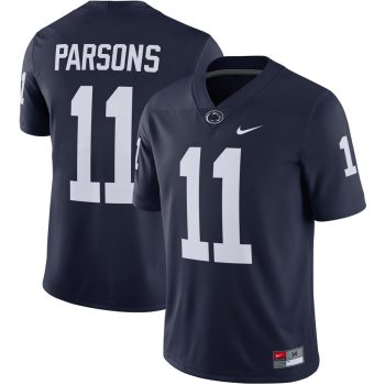 Micah Parsons Penn State Nittany Lions 2021 Draft Class Game Jersey - Navy