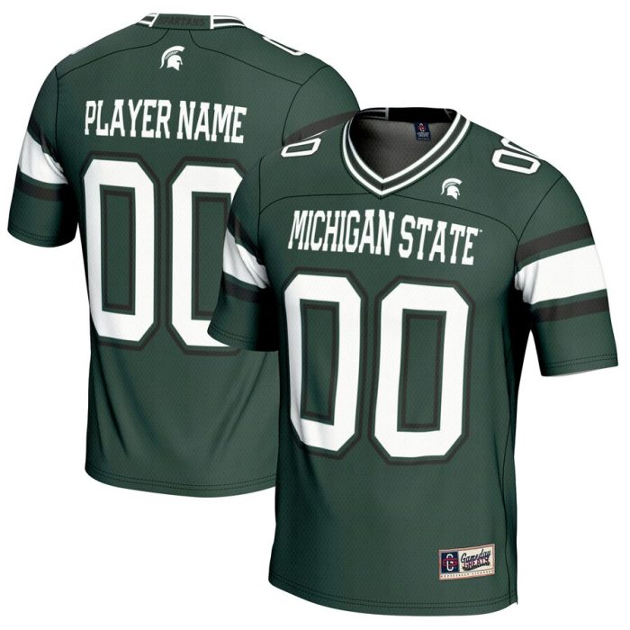 Michigan State Spartans GameDay Greats NIL Pick-A-Player Football Jersey - Green