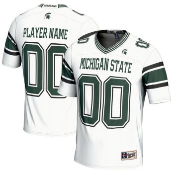 Michigan State Spartans GameDay Greats NIL Pick-A-Player Football Jersey - White