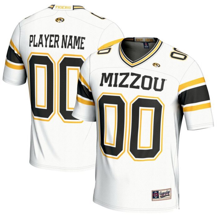 Missouri Tigers GameDay Greats NIL Pick-A-Player Football Jersey - White