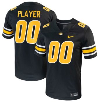 Missouri Tigers Pick-A-Player NIL Replica Football Jersey - Black