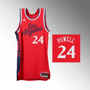 Norman Powell Statement Edition Swingman Red Los Angeles Clippers 2024-25 Jersey