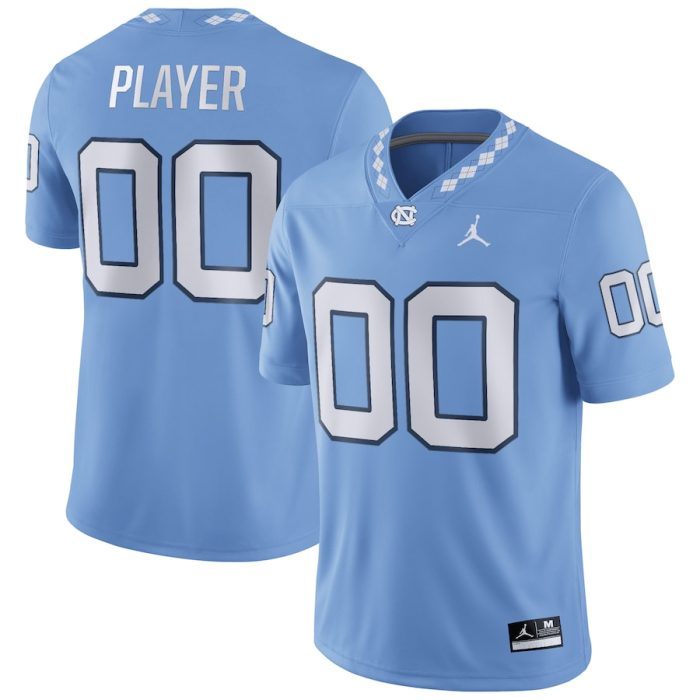 North Carolina Tar Heels Jordan Brand Pick-A-Player NIL Replica Football Jersey - Carolina Blue