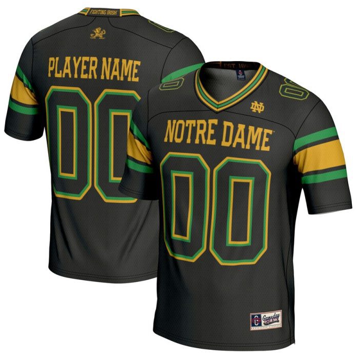 Notre Dame Fighting Irish GameDay Greats Youth NIL Pick-A-Player Football Jersey - Black