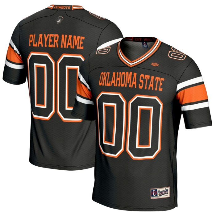 Oklahoma State Cowboys GameDay Greats NIL Pick-A-Player Football Jersey - Black