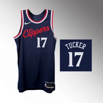 P.J. Tucker Icon Edition Swingman Navy Los Angeles Clippers 2024-25 Jersey