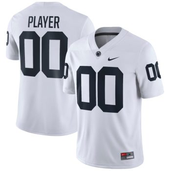 Penn State Nittany Lions Pick-A-Player NIL Replica Football Jersey - White