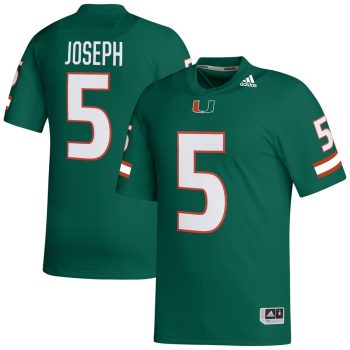 Ray Ray Joseph Miami Hurricanes adidas NIL Football Player Jersey - Green