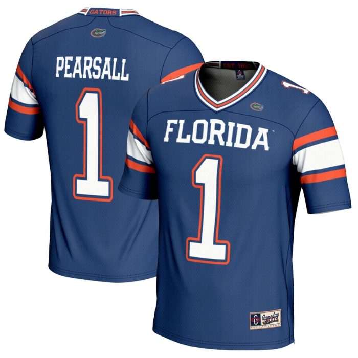 Ricky Pearsall Florida Gators GameDay Greats NIL Player Football Jersey - Royal