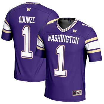 Rome Odunze Washington Huskies GameDay Greats NIL Player Football Jersey - Purple