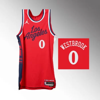Russell Westbrook Statement Edition Swingman Red Los Angeles Clippers 2024-25 Jersey