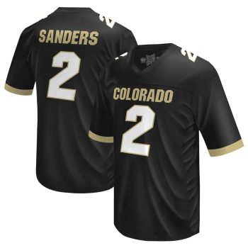 Shedeur Sanders Colorado Buffaloes Original Retro Brand NIL Football Player Jersey- Black