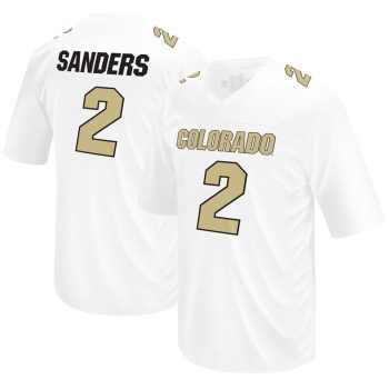 Shedeur Sanders Colorado Buffaloes Original Retro Brand NIL Football Player Jersey - White