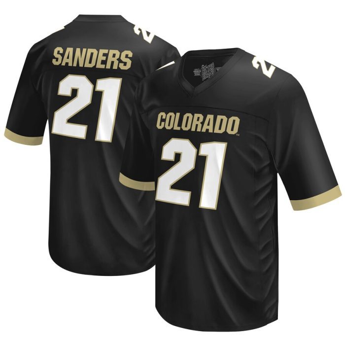 Shilo Sanders Colorado Buffaloes Original Retro Brand NIL Football Player Jersey- Black