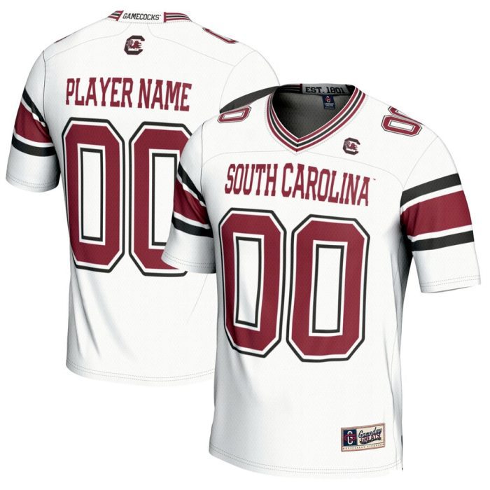 South Carolina Gamecocks GameDay Greats NIL Pick-A-Player Football Jersey - White