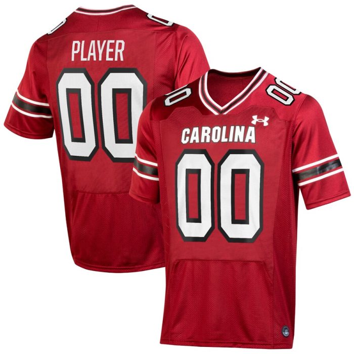 South Carolina Gamecocks Under Armour NIL Pick-A-Player Replica Football Jersey - Garnet