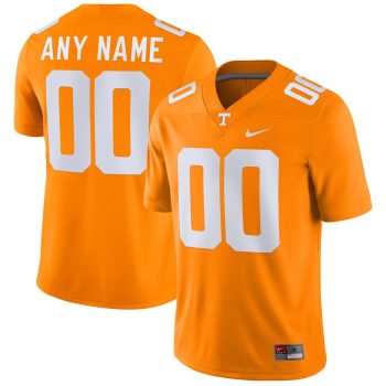 Tennessee Volunteers Football Custom Game Jersey - Tennessee Orange