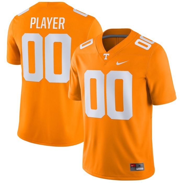 Tennessee Volunteers Pick-A-Player NIL Replica Football Jersey - Tennessee Orange