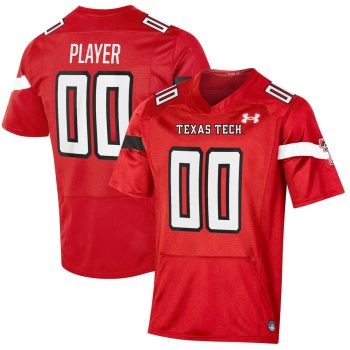 Texas Tech Red Raiders Under Armour Pick-A-Player NIL Replica Football Jersey - Red