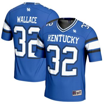 Trevin Wallace Kentucky Wildcats GameDay Greats NIL Player Football Jersey - Royal