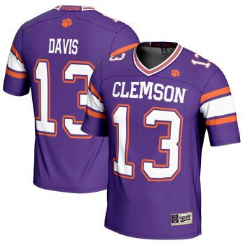 Tyler Davis Clemson Tigers GameDay Greats NIL Player Football Jersey - Purple
