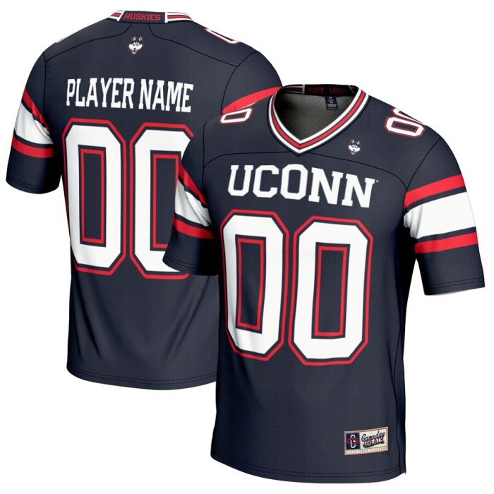 UConn Huskies GameDay Greats NIL Pick-A-Player Football Jersey - Navy