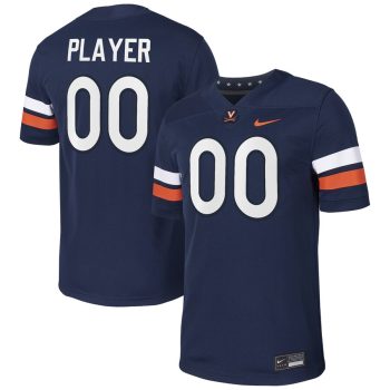 Virginia Cavaliers Pick-A-Player NIL Football Game Jersey - Navy