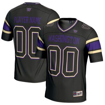 Washington Huskies GameDay Greats NIL Pick-A-Player Football Jersey - Black