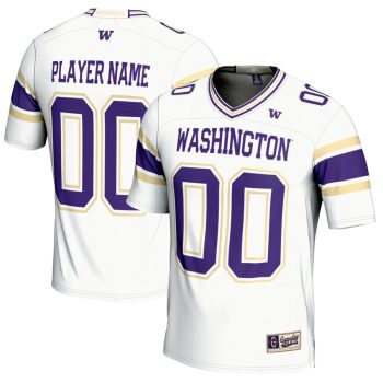 Washington Huskies GameDay Greats NIL Pick-A-Player Football Jersey - White