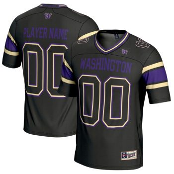 Washington Huskies GameDay Greats Youth NIL Pick-A-Player Football Jersey - Black