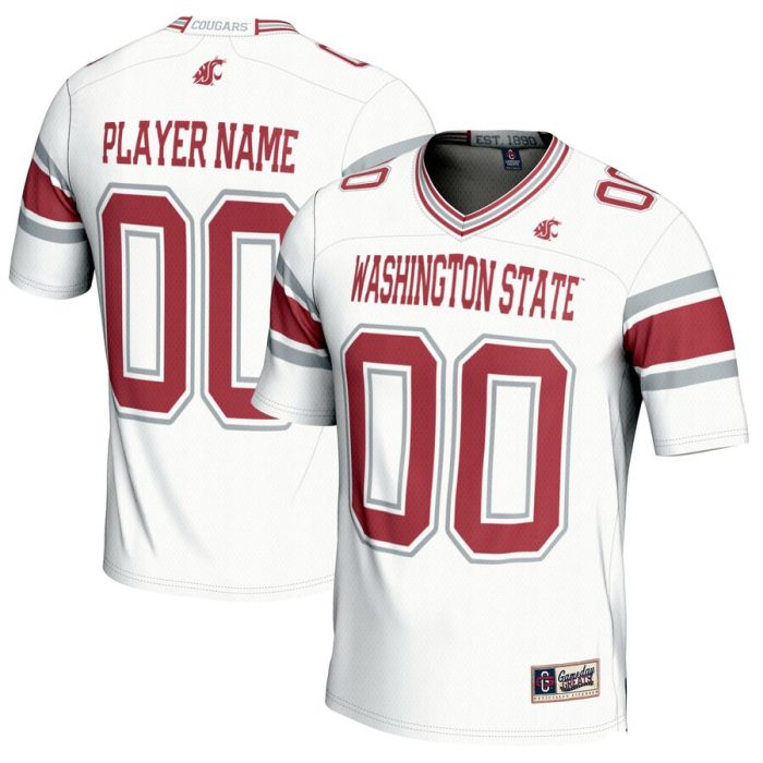 Washington State Cougars GameDay Greats NIL Pick-A-Player Football Jersey - White