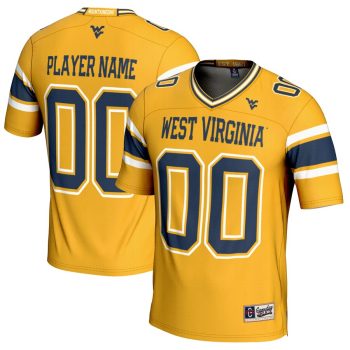 West Virginia Mountaineers GameDay Greats Youth NIL Pick-A-Player Football Jersey - Gold
