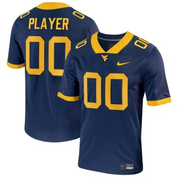 West Virginia Mountaineers Pick-A-Player NIL Replica Football Jersey - Navy