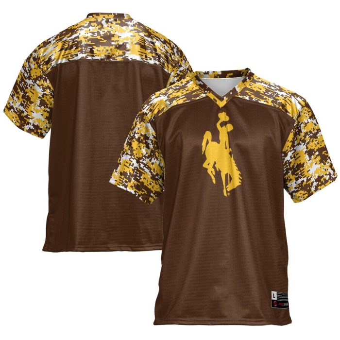 Wyoming Cowboys GameDay Greats Football Jersey - Brown