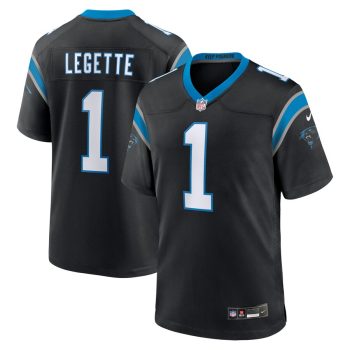 Xavier Legette Carolina Panthers 2024 NFL First Round Pick Game Player Jersey - Black