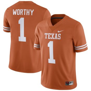 Xavier Worthy Texas Longhorns NIL Replica Football Jersey - Texas Orange
