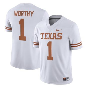 Xavier Worthy Texas Longhorns NIL Replica Football Jersey - White