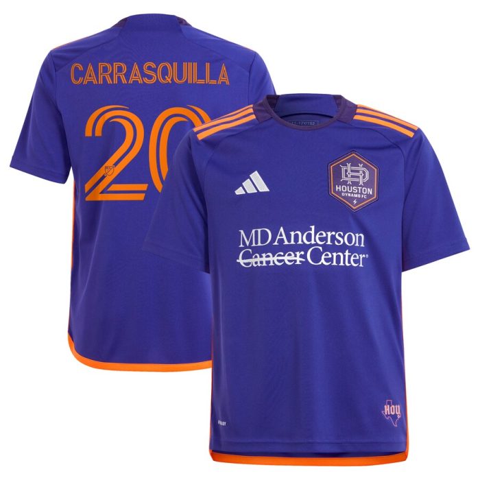 Adalberto Carrasquilla Houston Dynamo FC Youth 2024 Still Holdin' Replica Player Jersey Purple