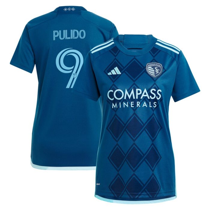 Alan Pulido Sporting Kansas City Women's 2024 Diamonds Our Forever Replica Player Jersey Navy