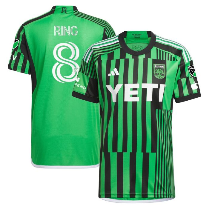 Alexander Ring Austin FC 2024 Las Voces Kit Player Jersey Green