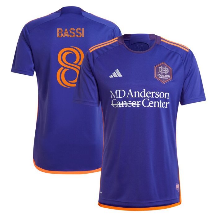 Amine Bassi Houston Dynamo FC 2024 Still Holdin' Replica Player Jersey Purple